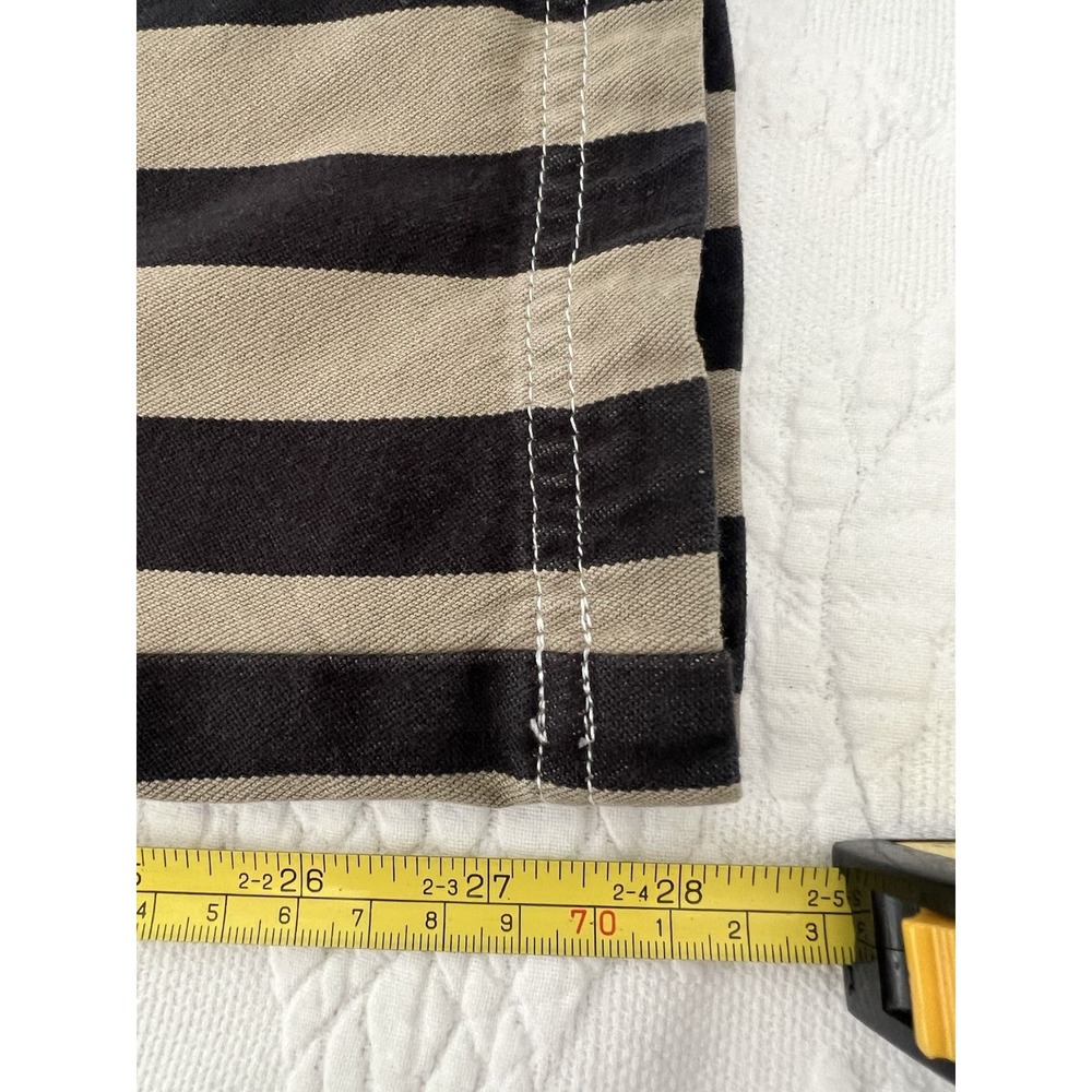 Big Bud Press Work Pants Green Black Striped Cotton Canvas Small Made in USA - Picture 14 of 14
